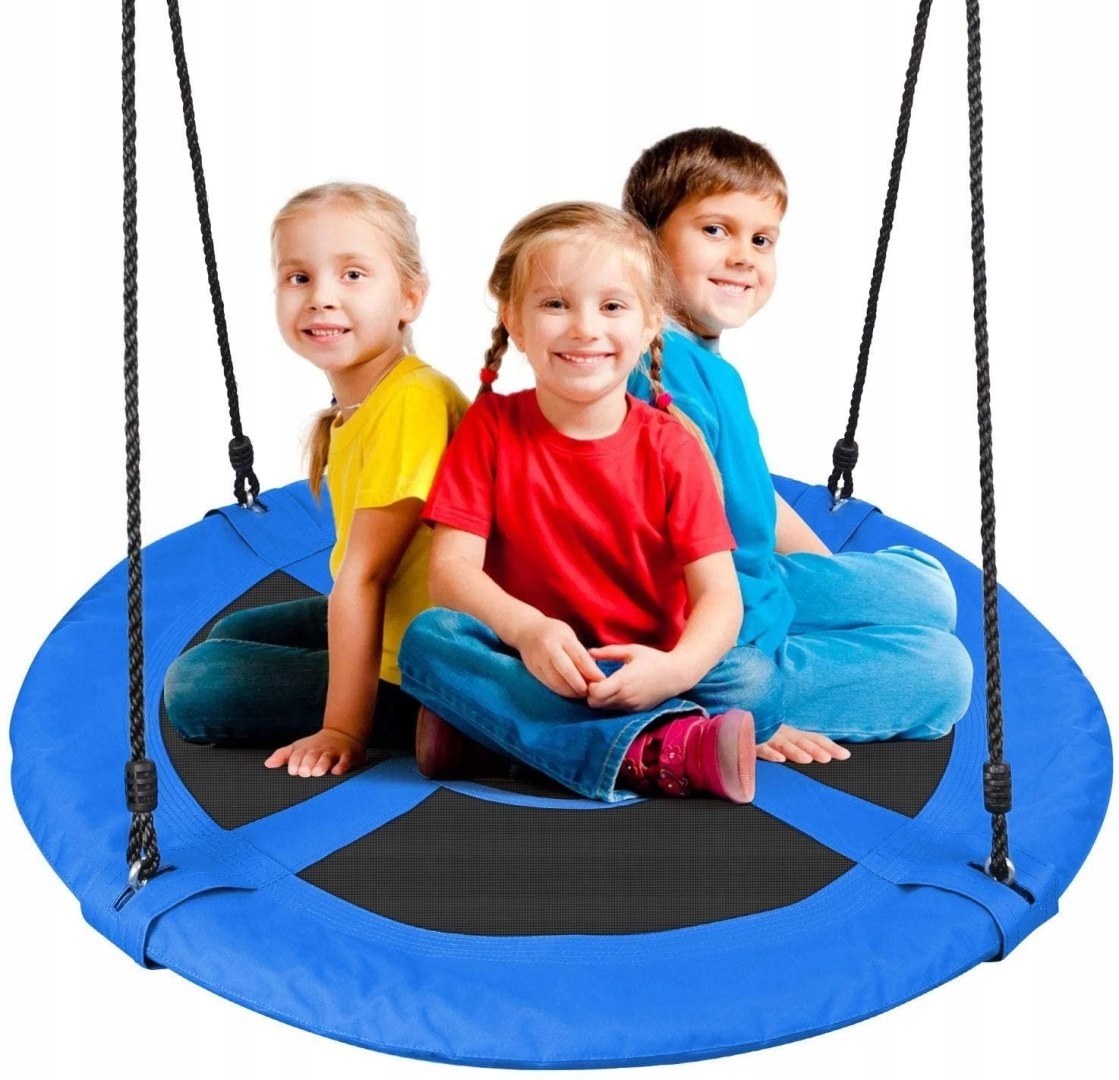 Zahradní houpačka Čapí hnízdo XL, 100 cm, 150 kg, modrá Bauerkraft