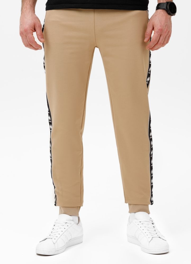 Pánské teplákové kalhoty Pitbull Sportovní tepláky s lampasy Tape Nugget