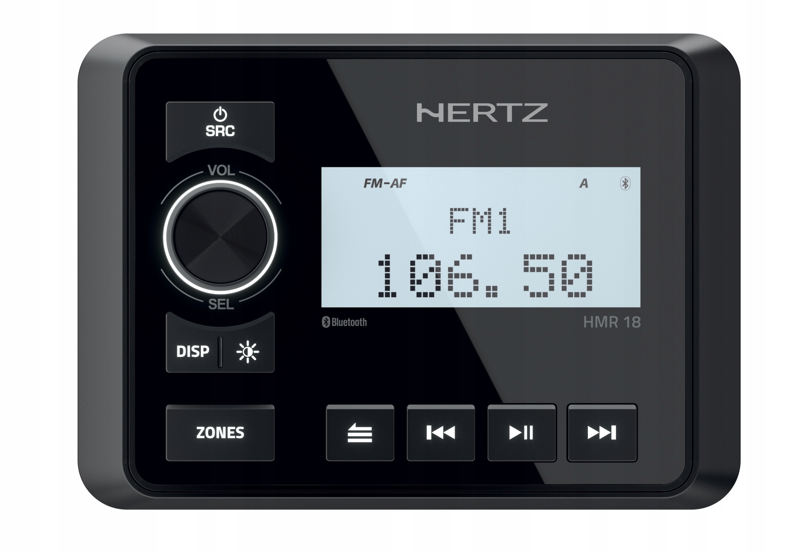 Rádio Marine Bluetooth MP3 Usb Aux IP66 pro lodní jachtu Hertz Hmr 18