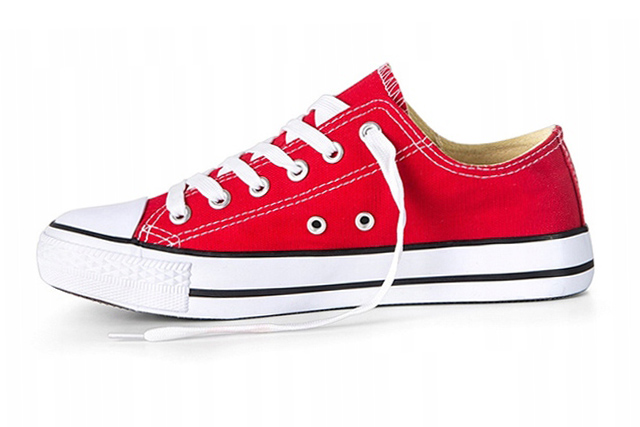 Buty sportowe Trampki męskie Czerwone 41 Tenisówki P4