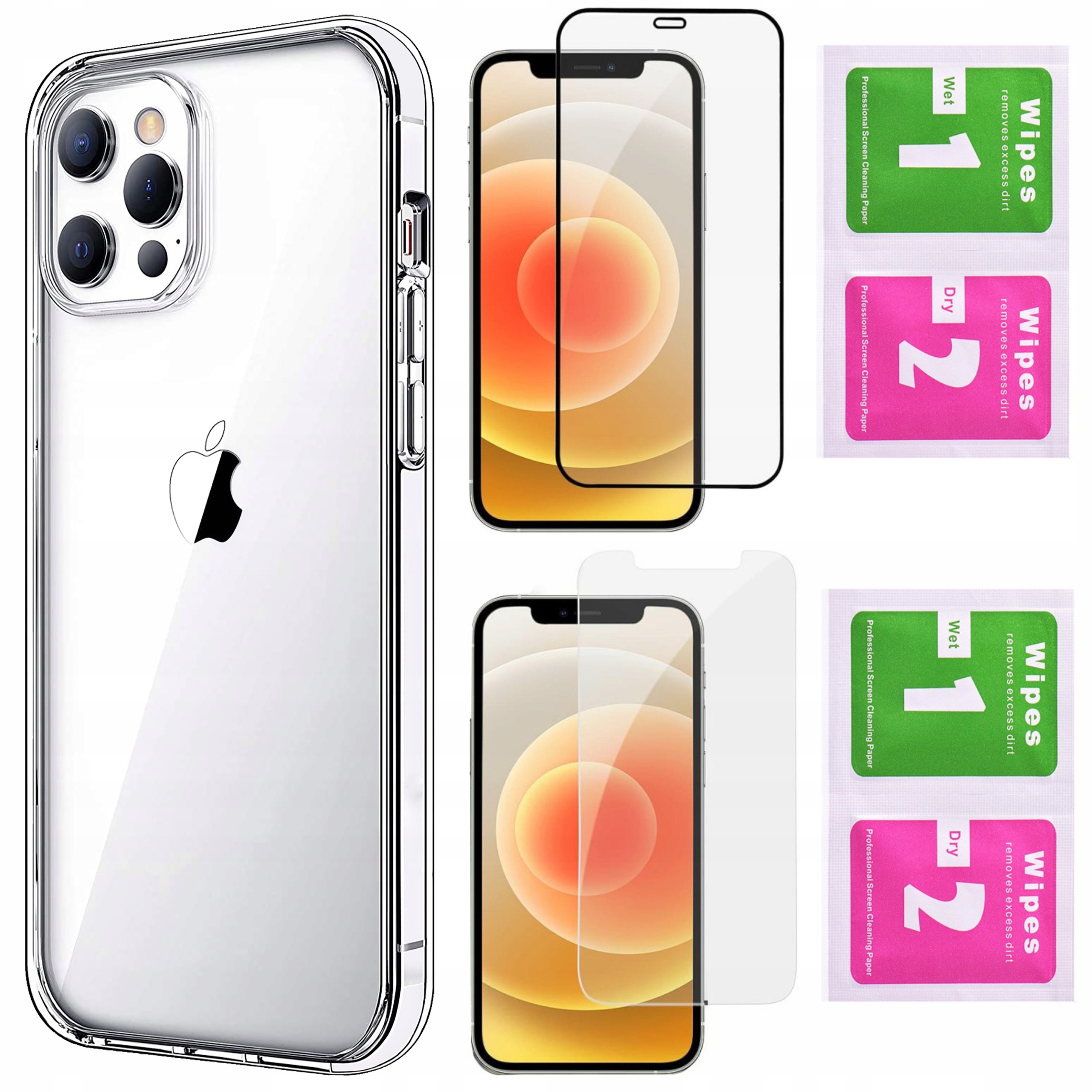 

Etui do iPhone 12 Pro Case Przezroczyste 2xSZKŁO