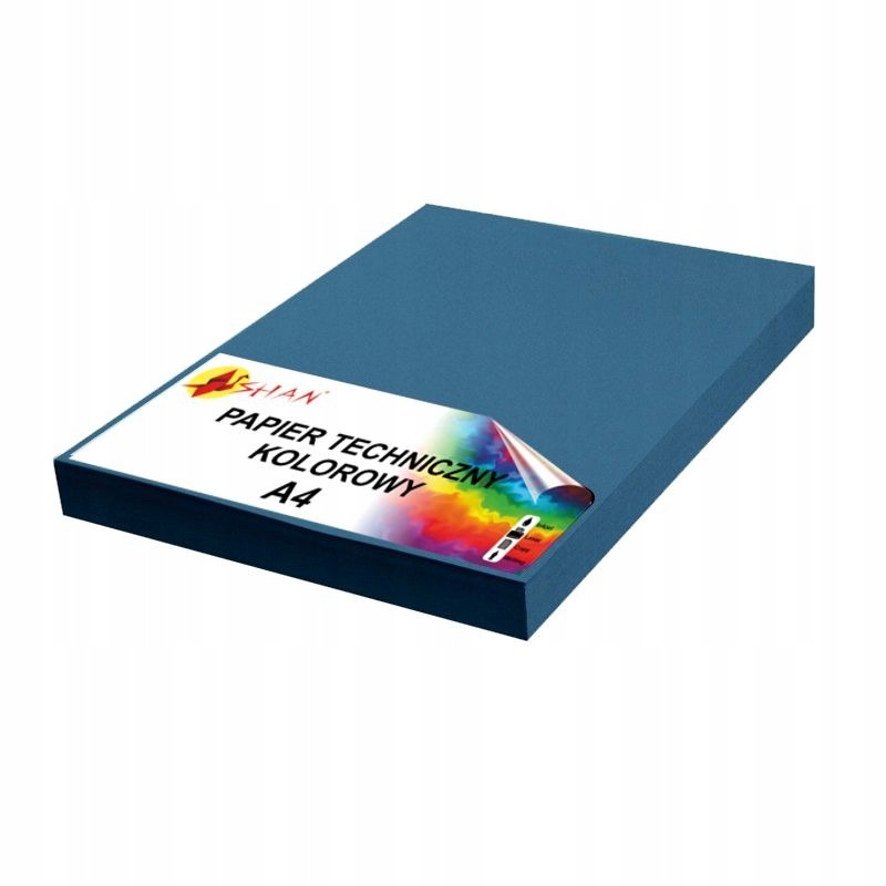 

Papier techniczny A4 200g niebieski ciemny 50 ark
