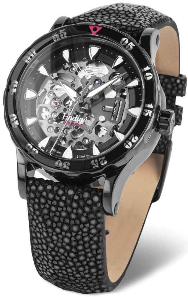 Dámské Hodinky Vostok Europe NH72-515D766 Undine Rebel Skeleton 2 Řemínky