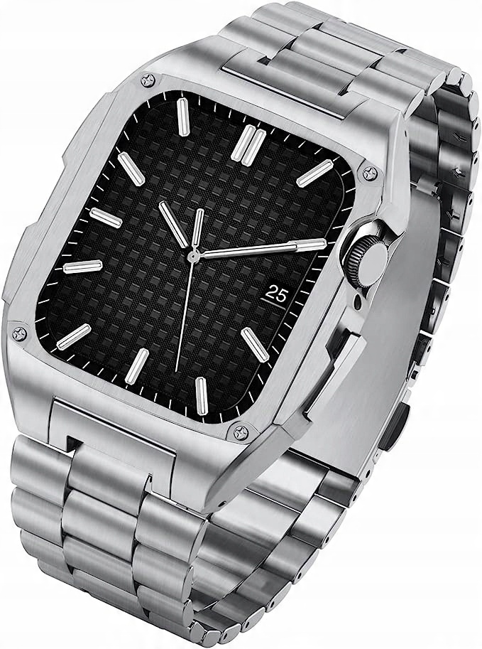 

Bransoleta Stalowa Srebrna Do Apple Watch 45MM