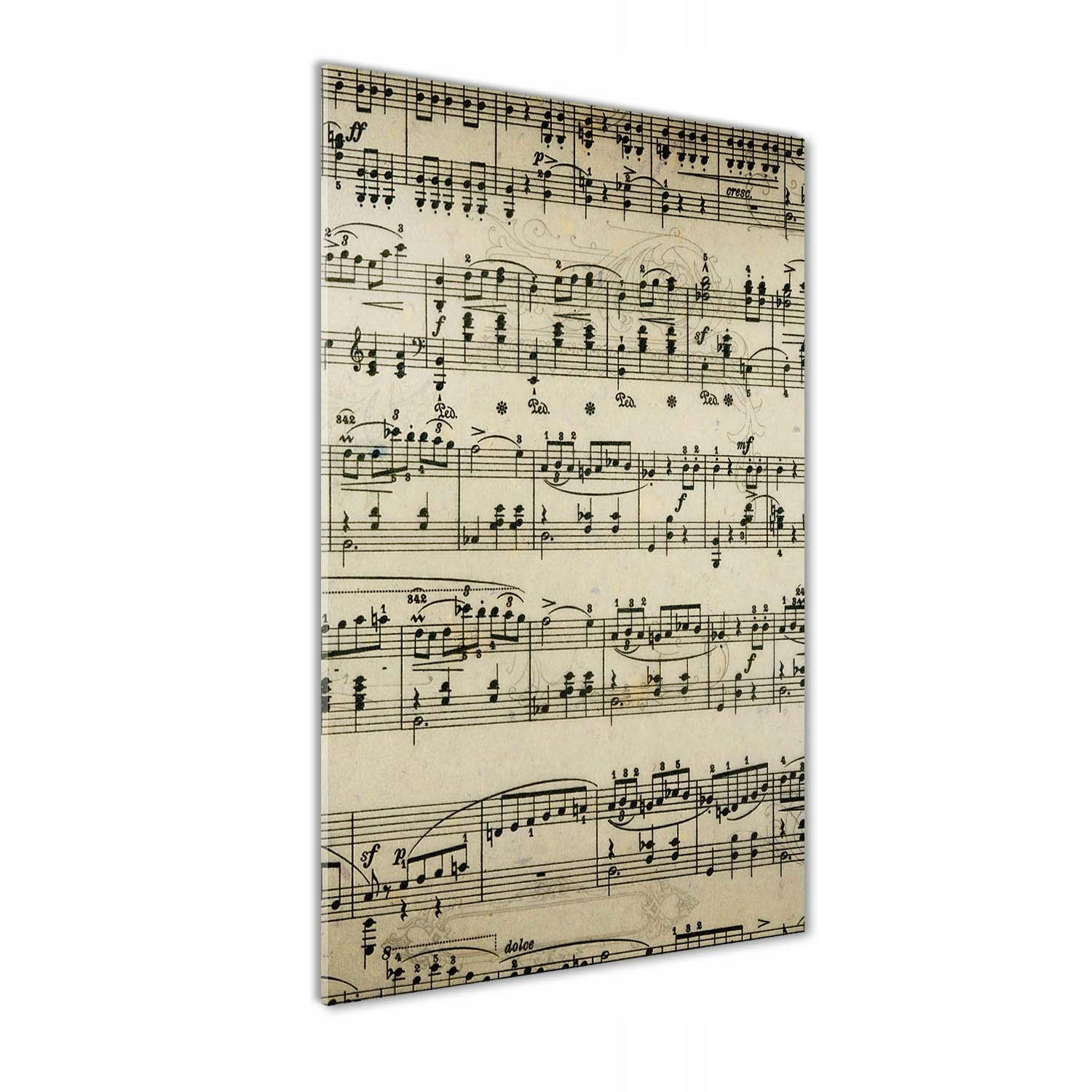 

Foto obraz akrylowy Nuty na pięciolinii 60x120cm