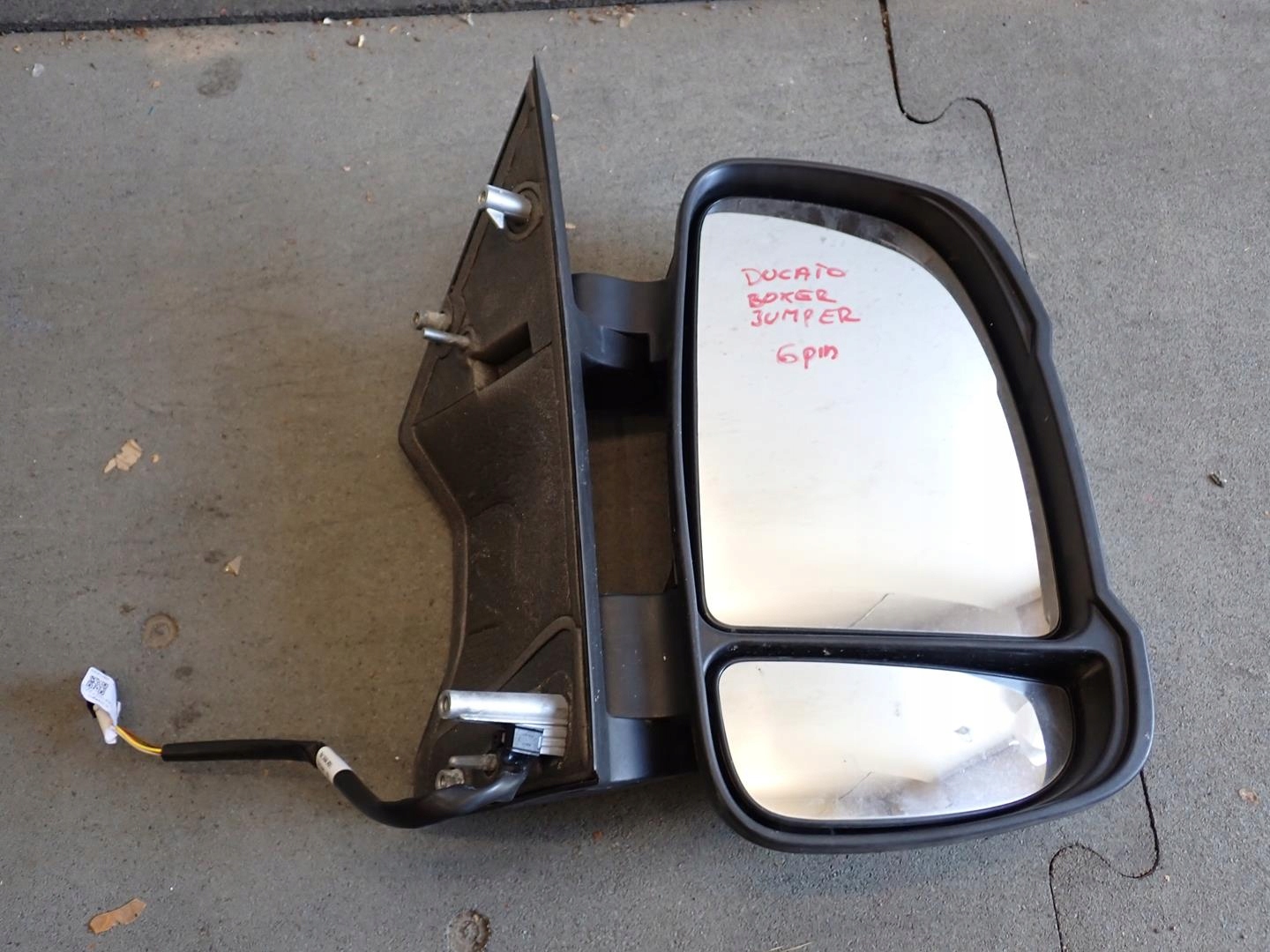 mirror right DUCATO BOXER JUMPER 2006- 6PIN