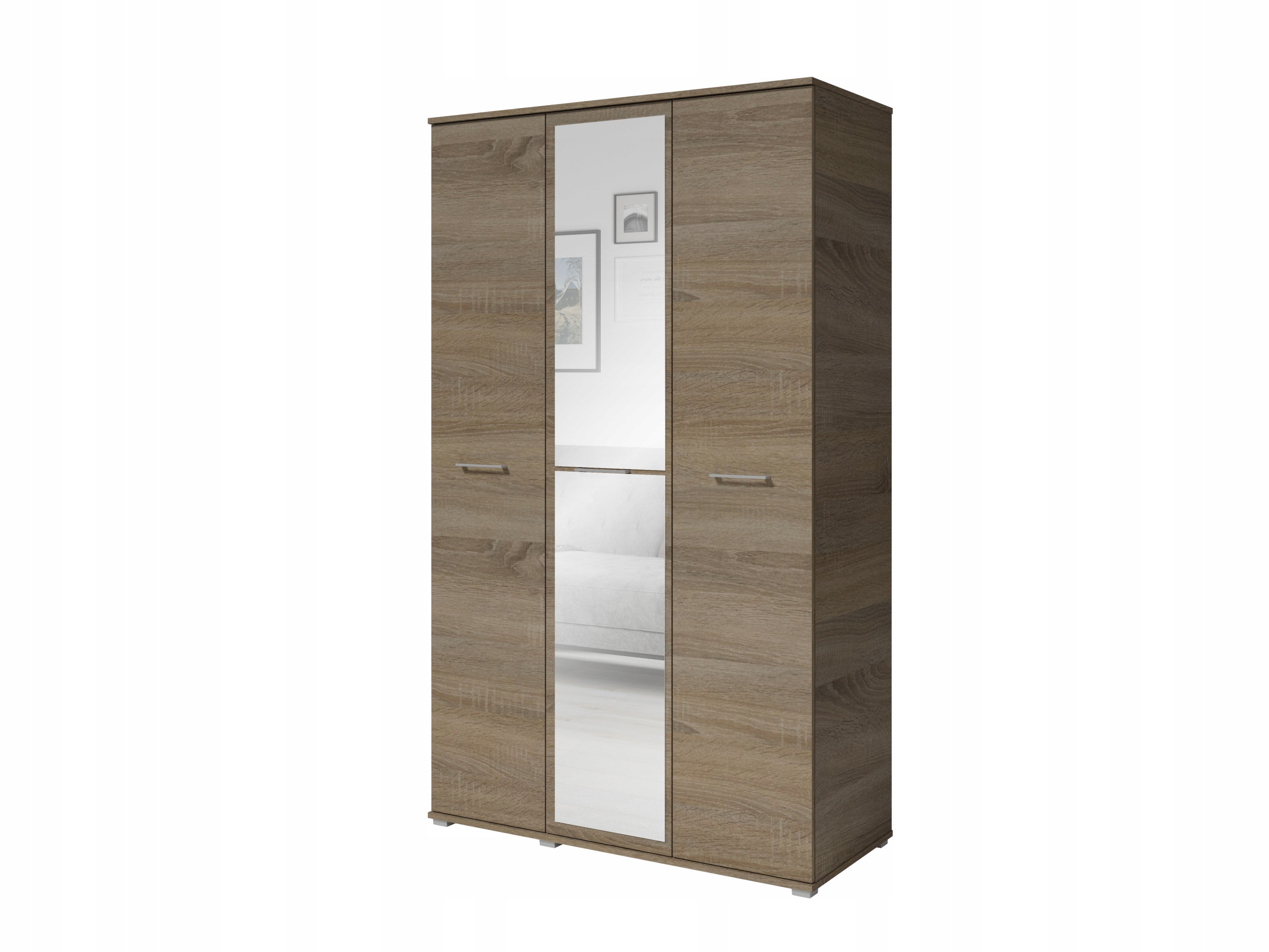 

Szafa Niko 3-Drzwiowa Lustro 120cm Trufla