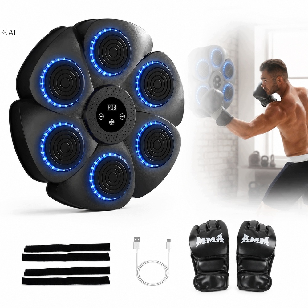 Hudební Boxovací Stroj Bluetooth Rhythm Wall Target Boxovací Stěna