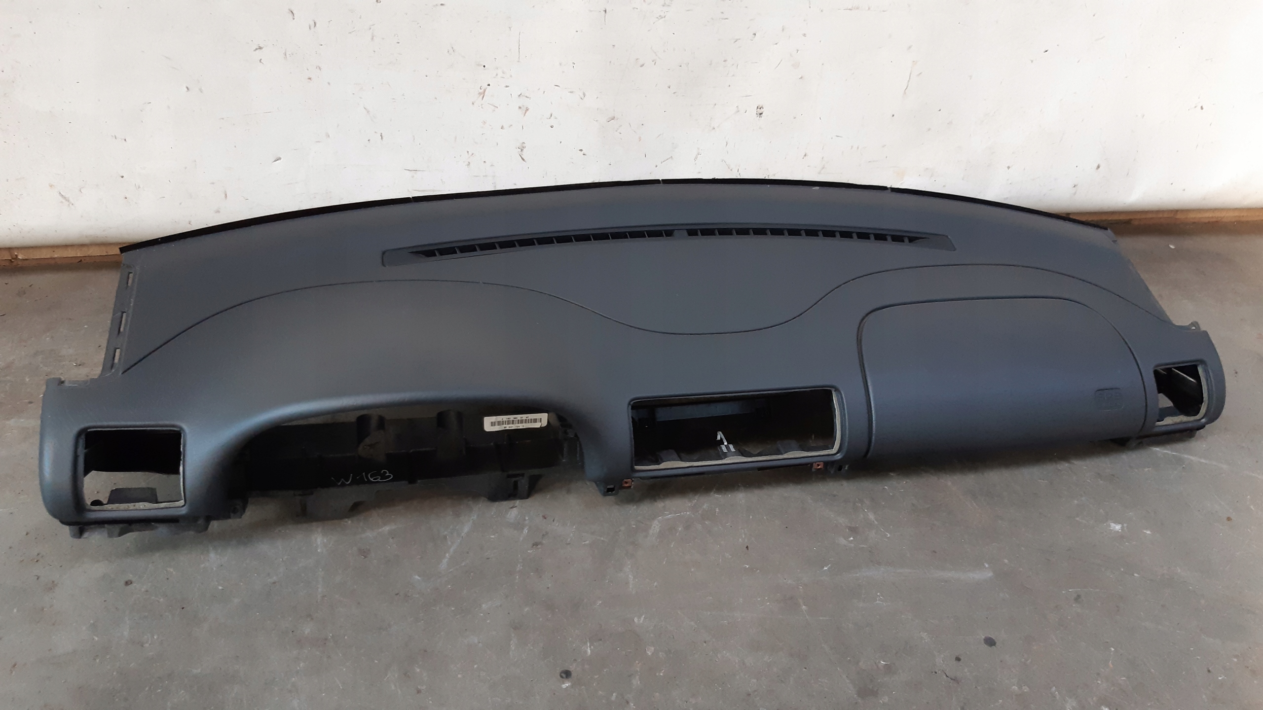 dashboard console airbags tension belts sensor kpl Mercedes ML W163