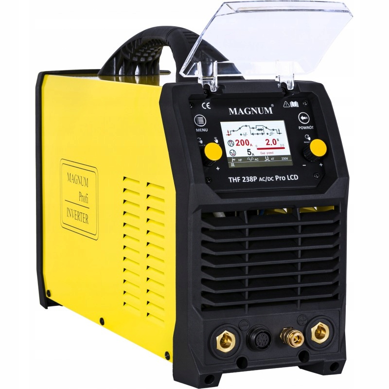 Spawarka inwertorowa Magnum THF 238 LCD AC/DC PRO w kolorze szarym
