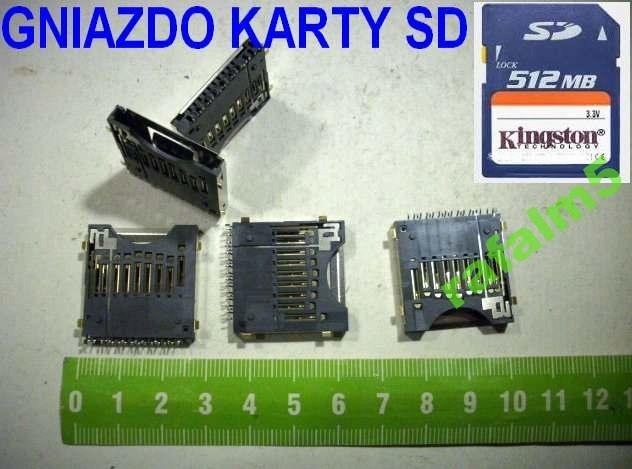 GNIAZDO KARTY KART SD do wlutowania