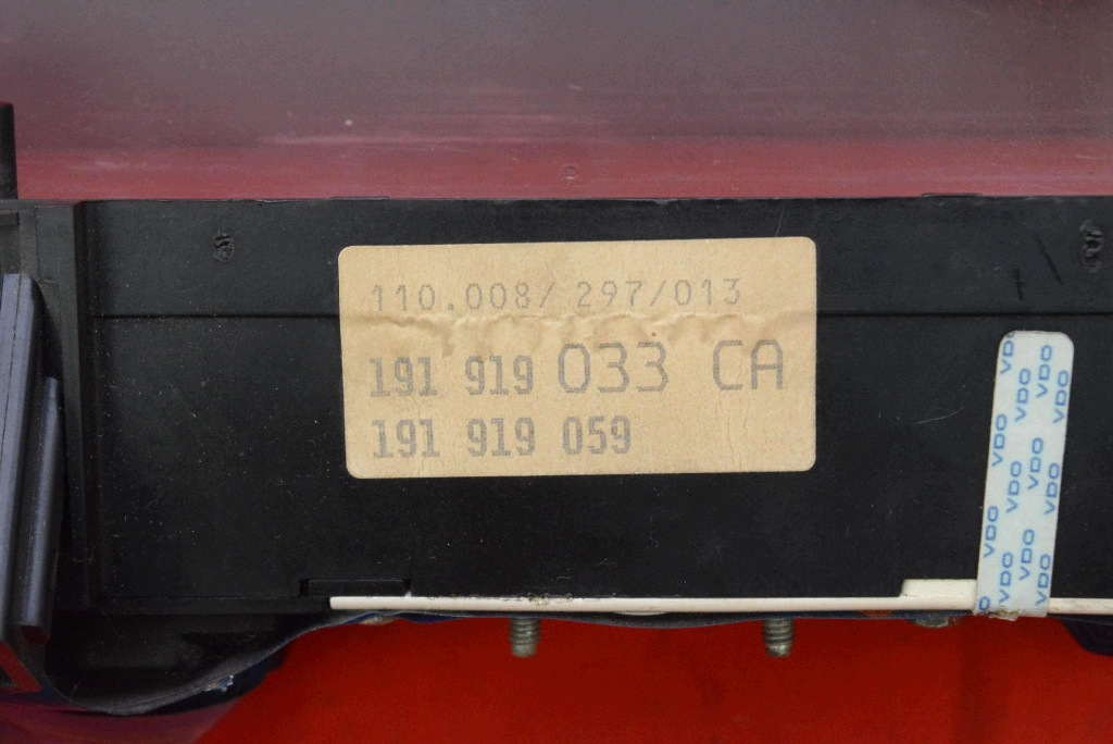 dials dials EU 191919033CA VW GOLF 2 II 1.6 8V 70 KM 83-92