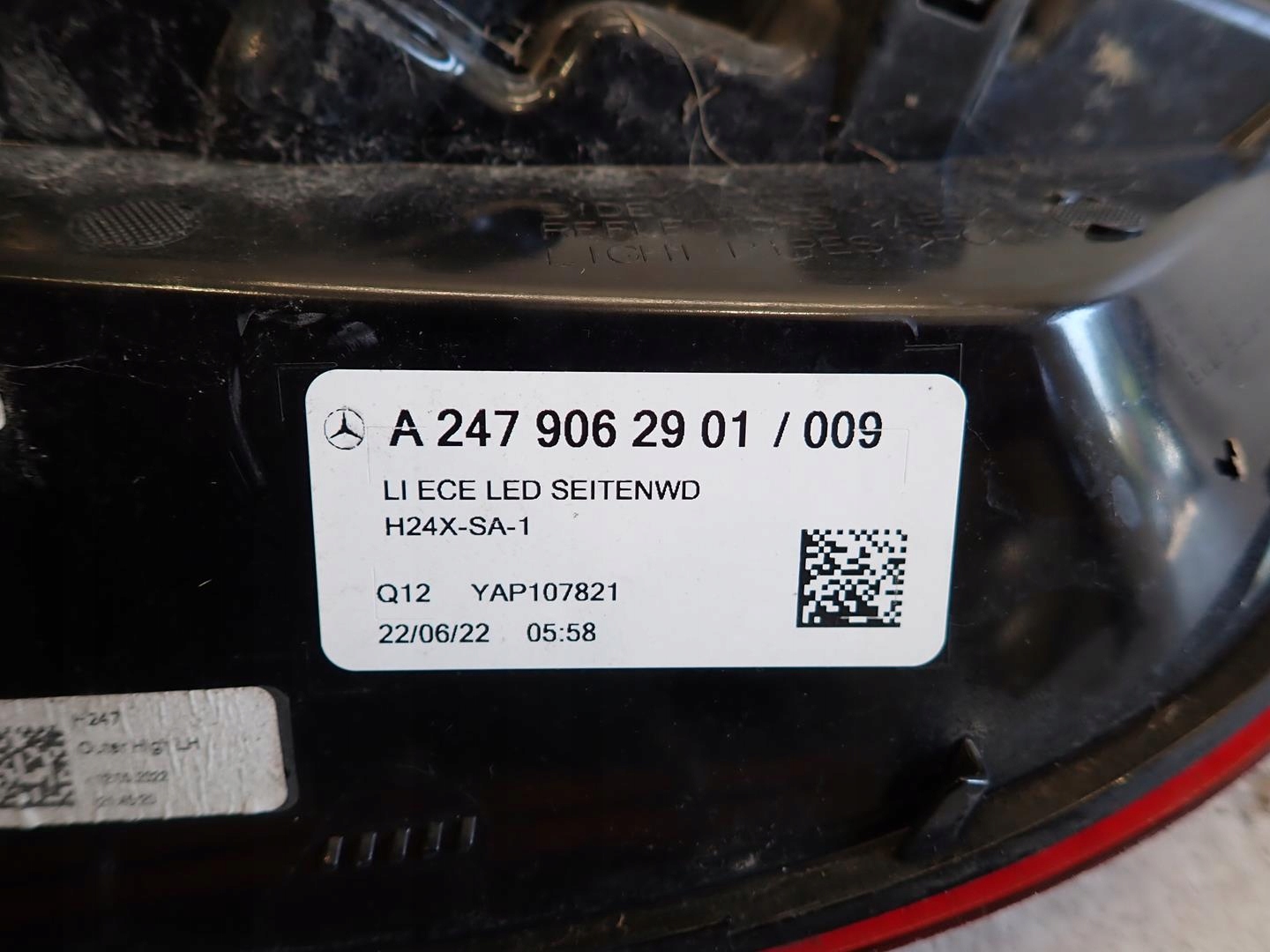light rear part rear left MERCEDES GLA W247 2019 A2479062901