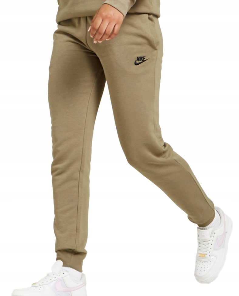 Dámské kalhoty Nike Sportwear Essential Fleece Střední stav DX2320-351 Xs