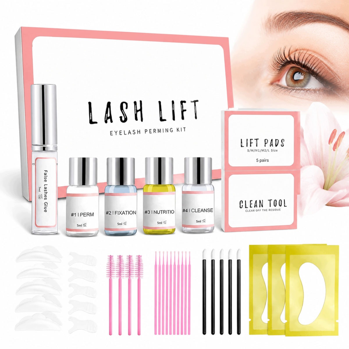 Sada Pro Lifting A Trvalou Laminaci Obočí A Řas Iconsign Lash Lift