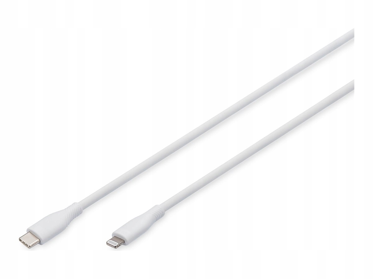 Digitus Lightning silicone connection cable, Usb-c Lightning, 1m AK-600