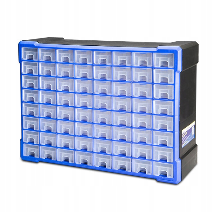 

Regał z 64 szufladami Abs możliwość powieszenia