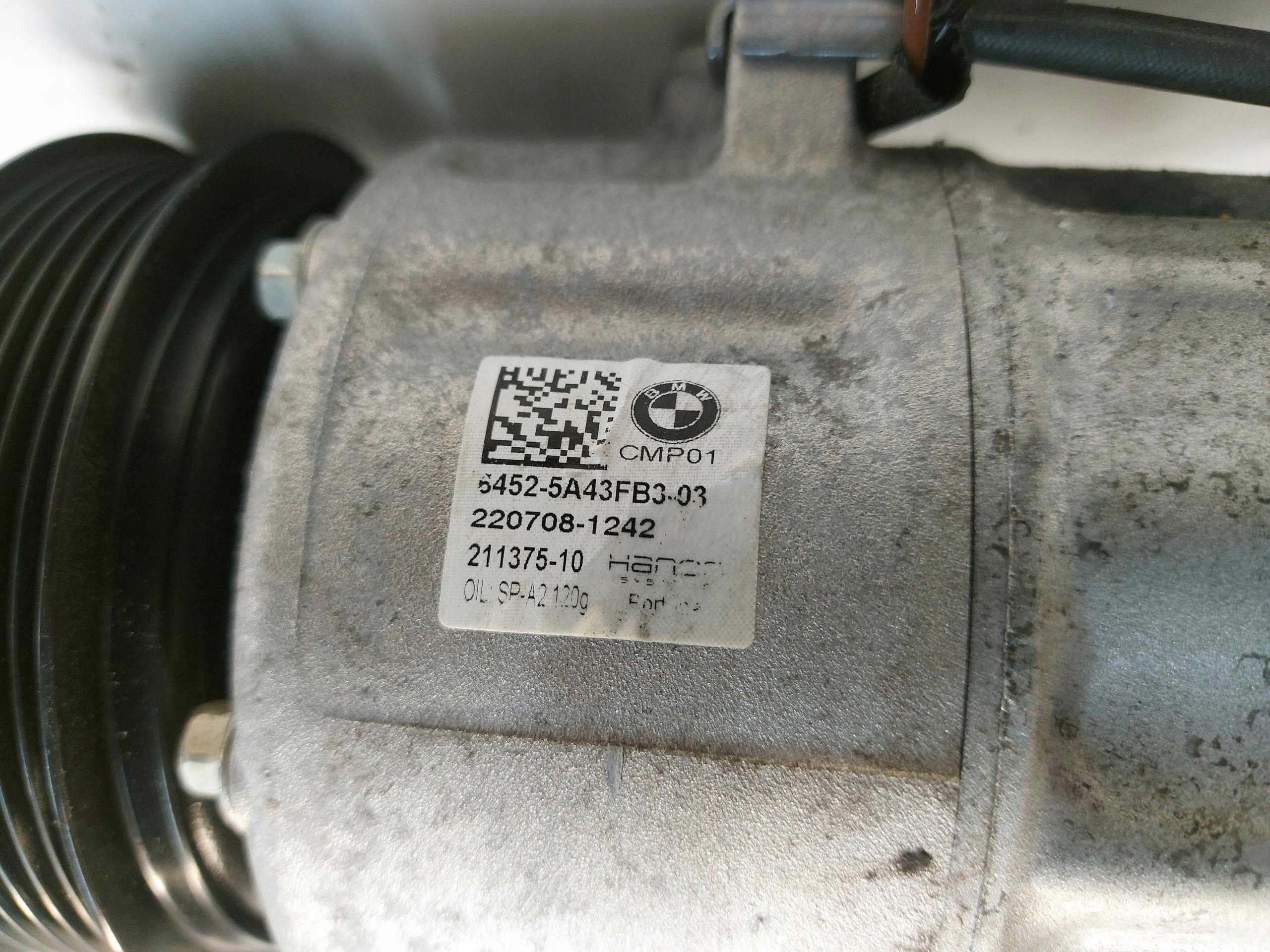 BMW U06 200i 1.5TB compressor; compressor of the air conditioning 5A43FB3
