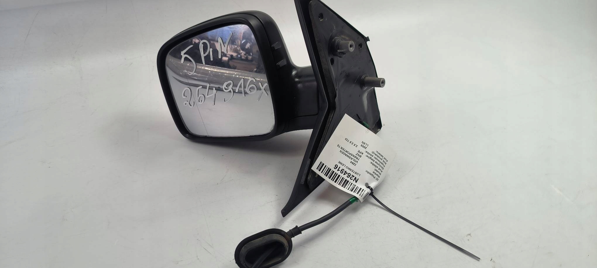 mirror left PIN 5 VOLKSWAGEN TRANSPORTER T5
