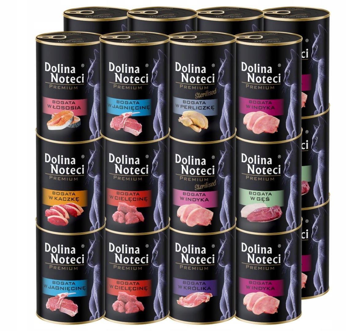 Dolina Noteci Premium Mokré krmivo pro kočky mix chutí 24x400g