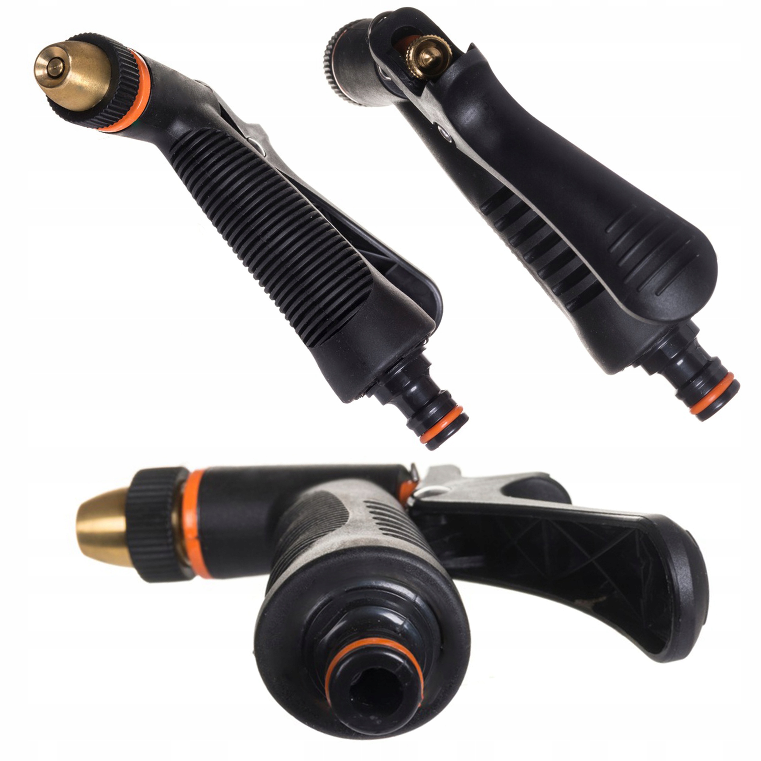 PISTOLET ZRASZACZ OGRODOWY Z REGULACJĄ SOLIDNY