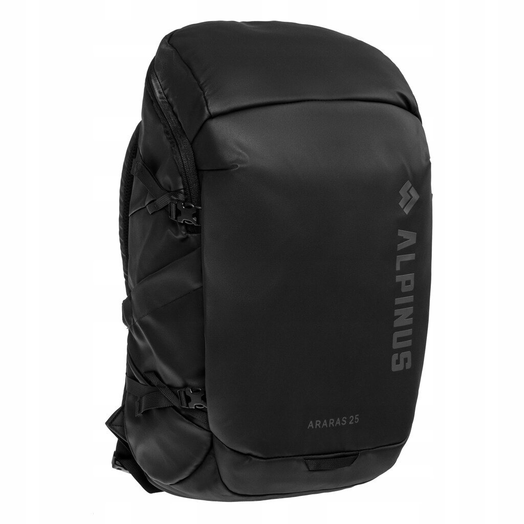 Plecak turystyczny miejski sportowy Alpinus Araras 25 l Black