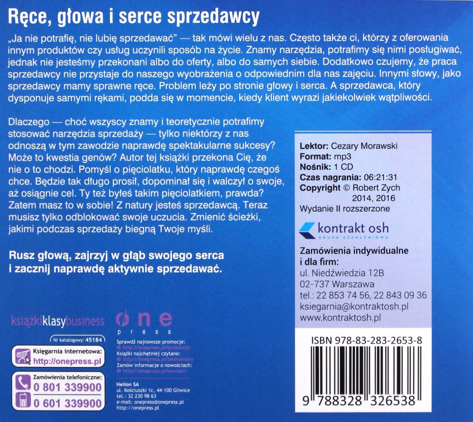 GEN SPRZEDAWCY - ROBERT ZYCH [AUDIOBOOK] Stan opakowania oryginalne