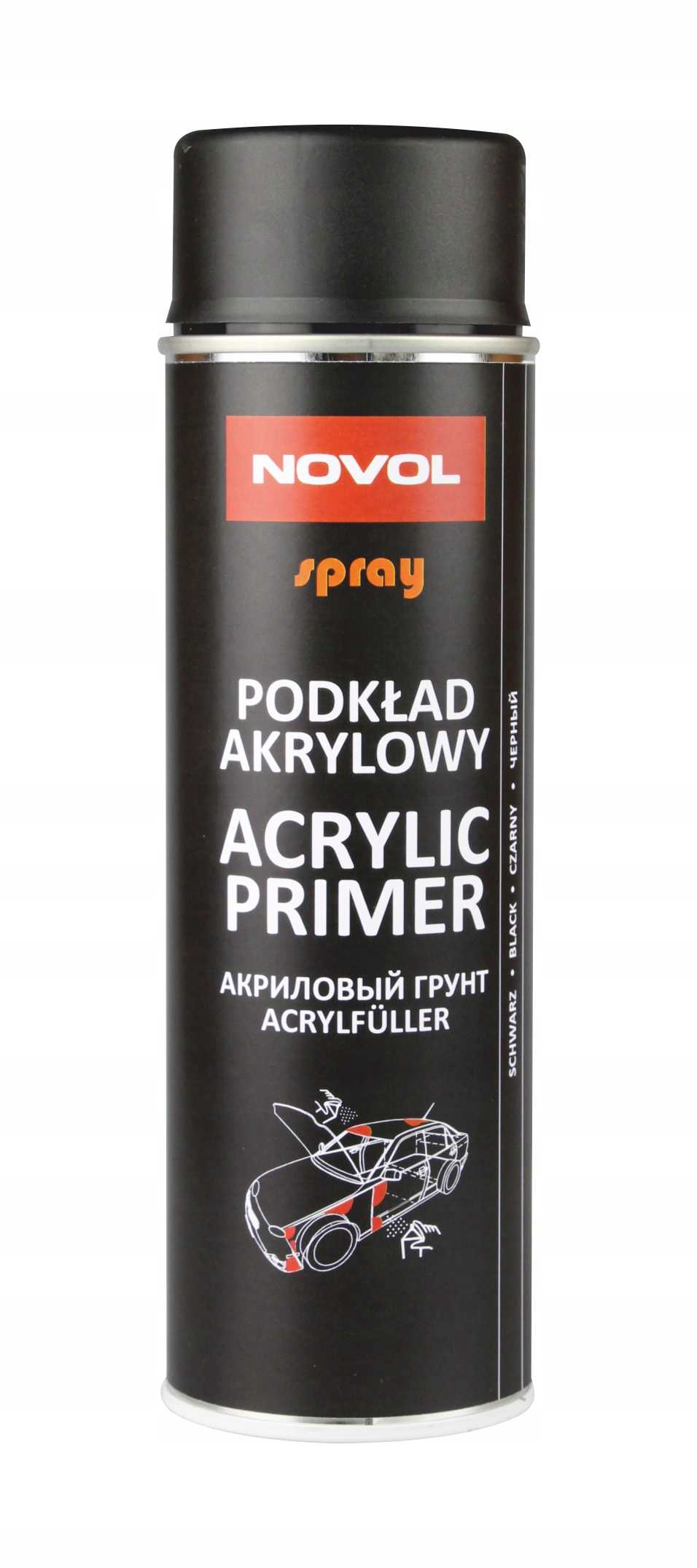 

Podkład akrylowy Novol Czarny 500ml spray