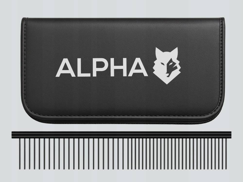 Nożyczki do Strzyżenia Psów Kotów Profesjonalne Zakrzywione 4w1 Zestaw