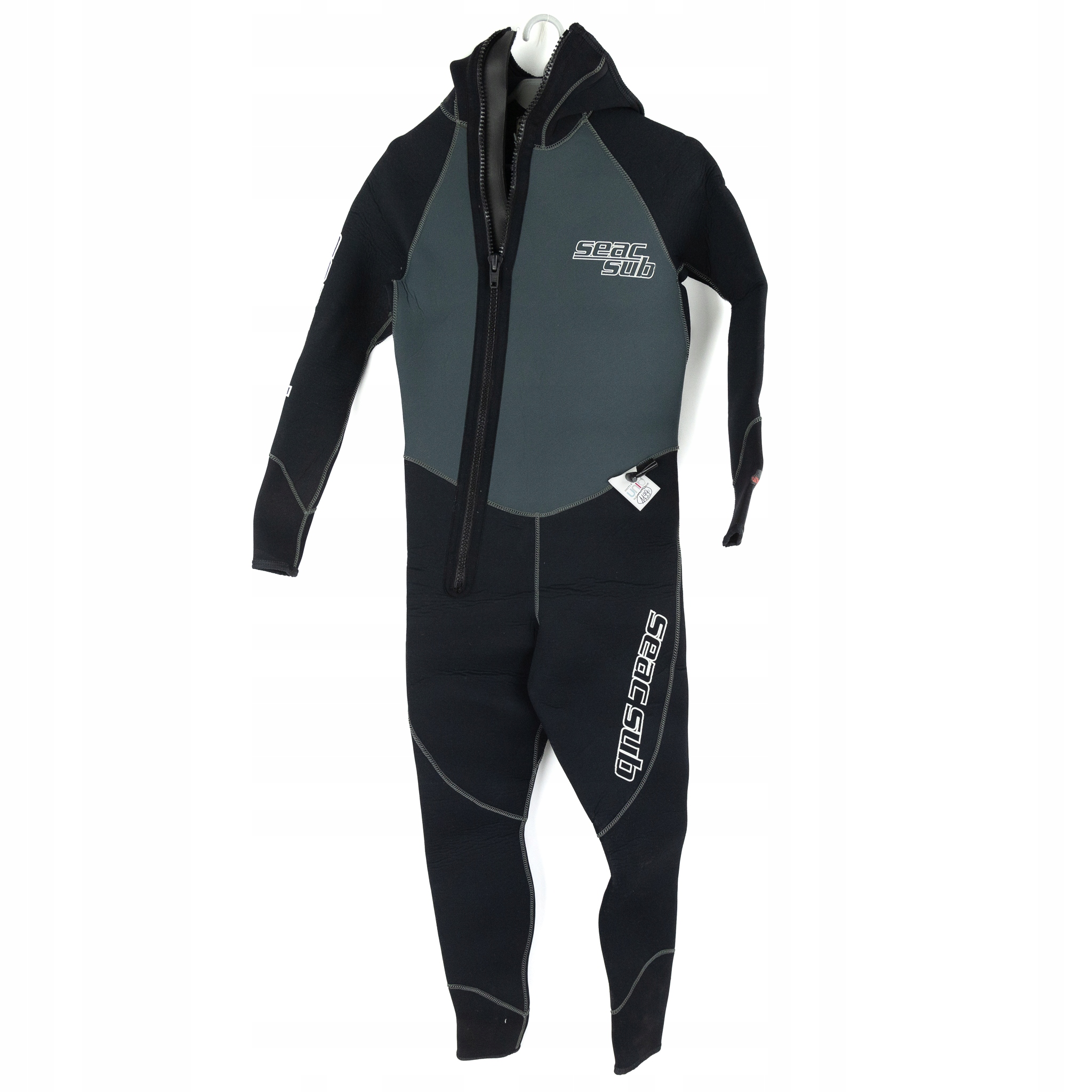 Kombinéza Neoprenová Pánská Černá Seac Sub S Kapucí S