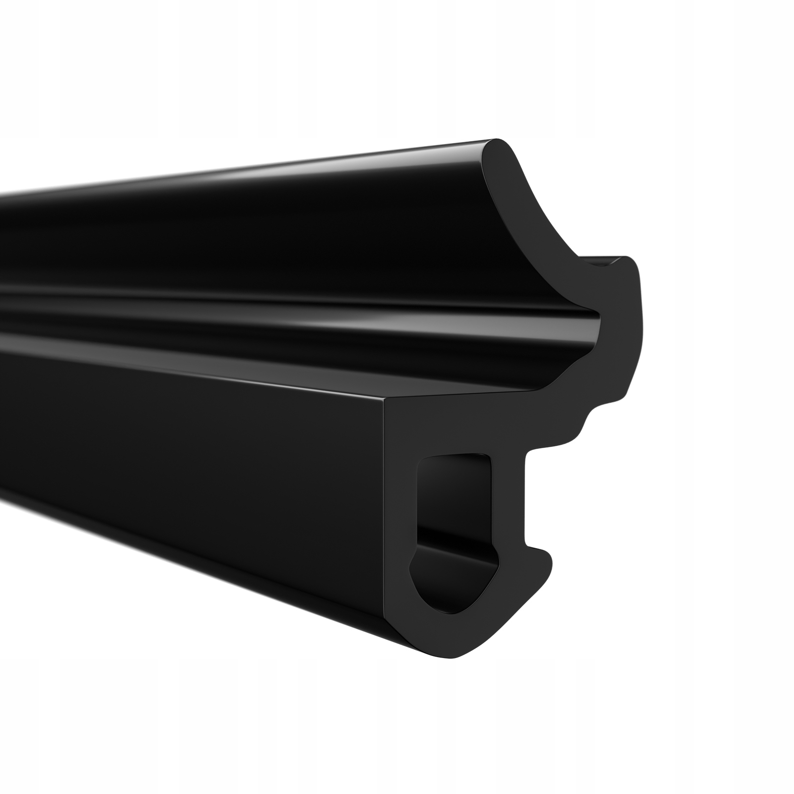 Okenné tesnenie na okná Čierna Pvc Čierne okná Kbe S-618 Rolka 400 m