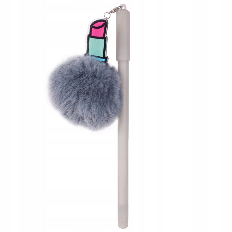 

Długopis Żelowy Beuniq Z Pomponem Lipstick Pomadka