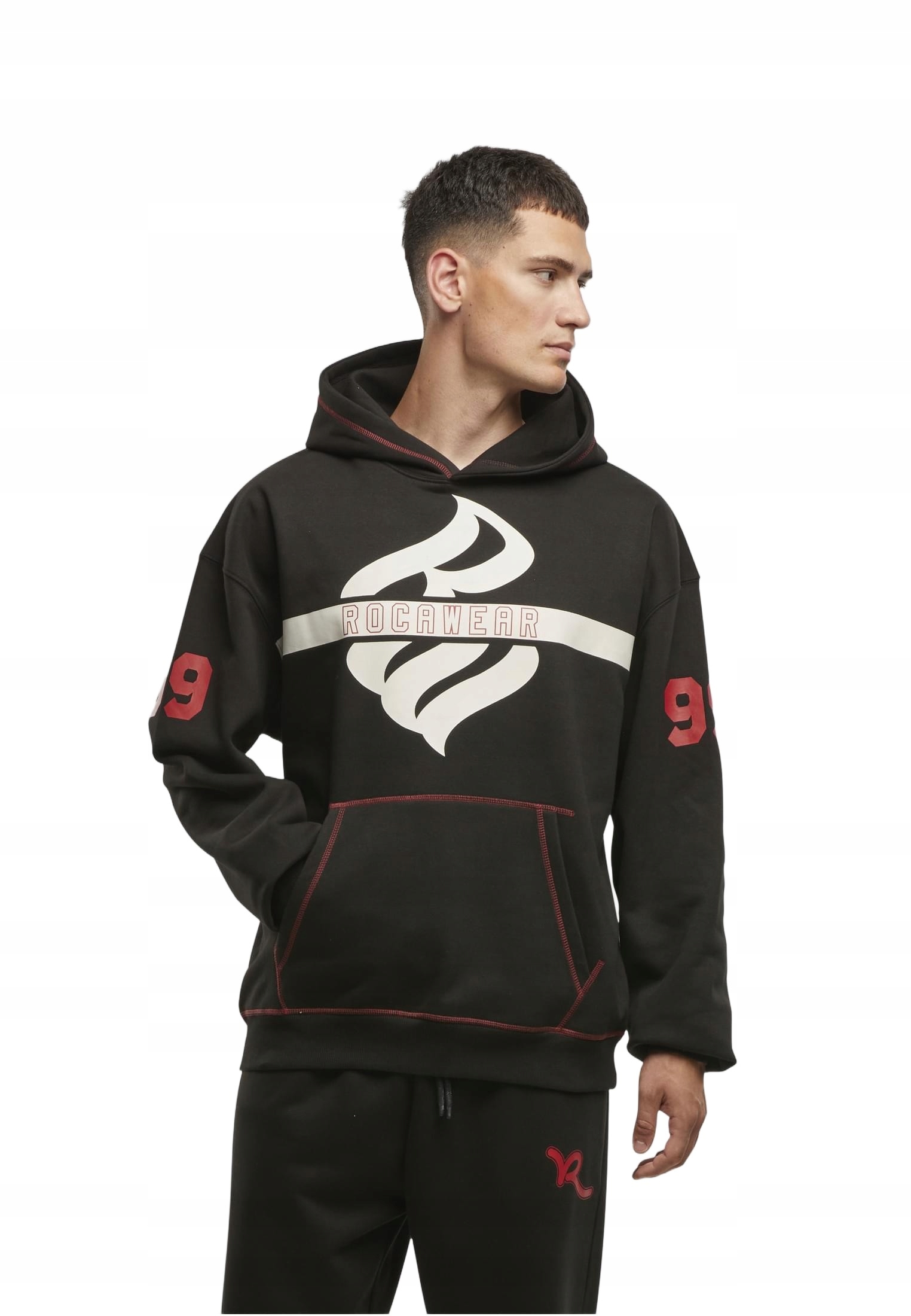 Mikina klokanka s kapucí Rocawear Hoodie Pro Jet Black L