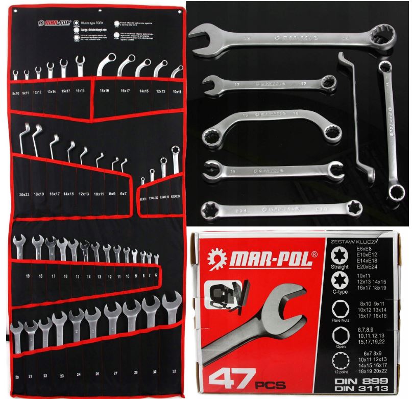 НАБОР КЛЮЧЕЙ TORX 6-32, 47 шт.