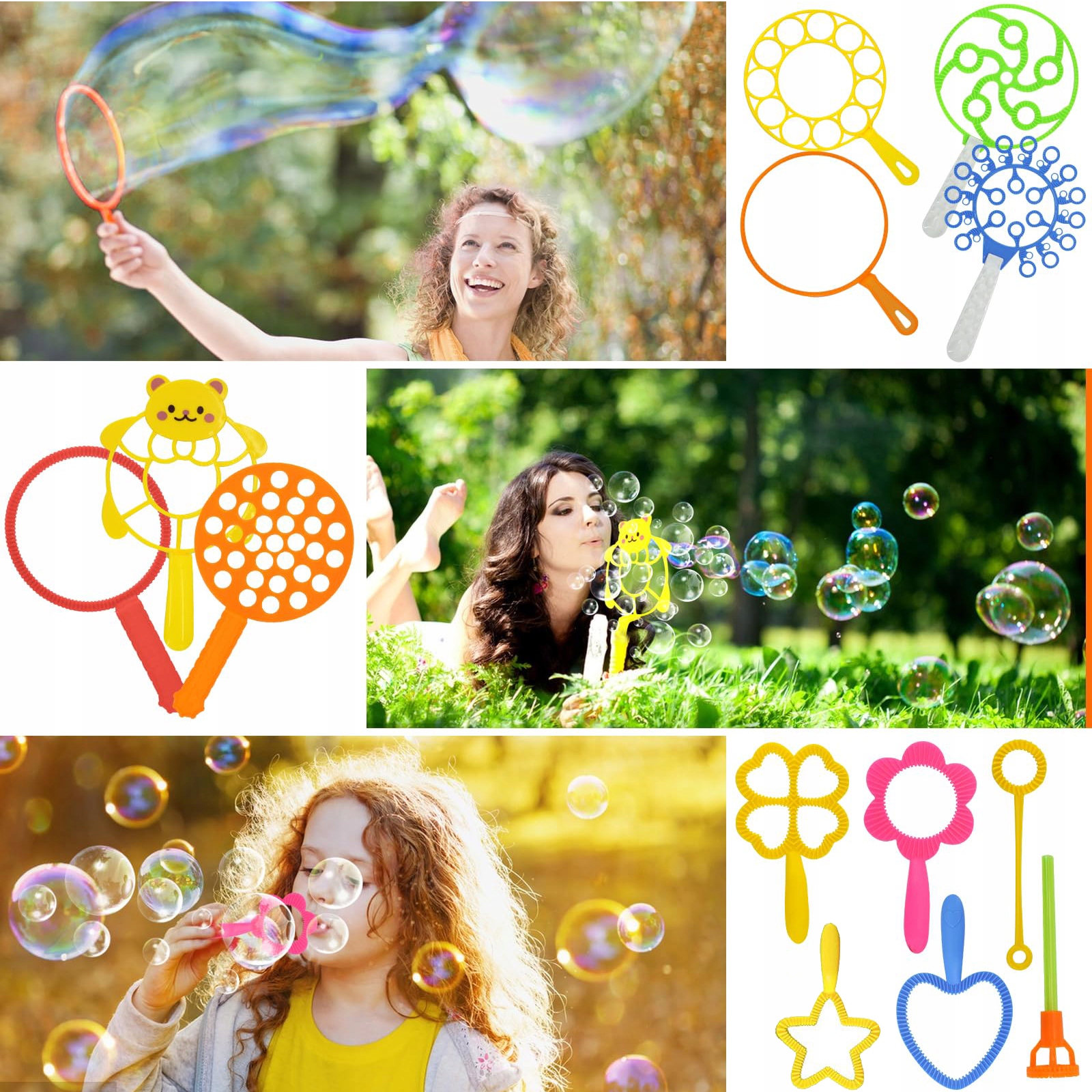 ZESTAW DO BANIEK MYDLANYCH KIJE RINGI OBRĘCZE 32 SZTUK DLA DZIECI BAŃKI Rodzaj zestaw