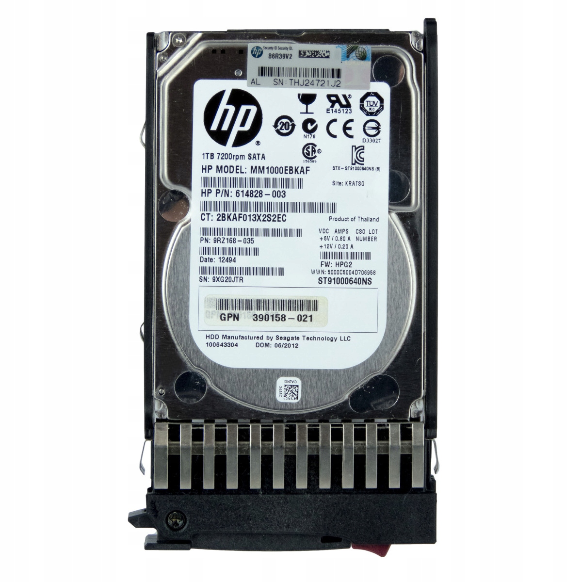 Hp 614828-003 1TB 7.2K 64MB Sata II 2.5'' MM1000EBKAF