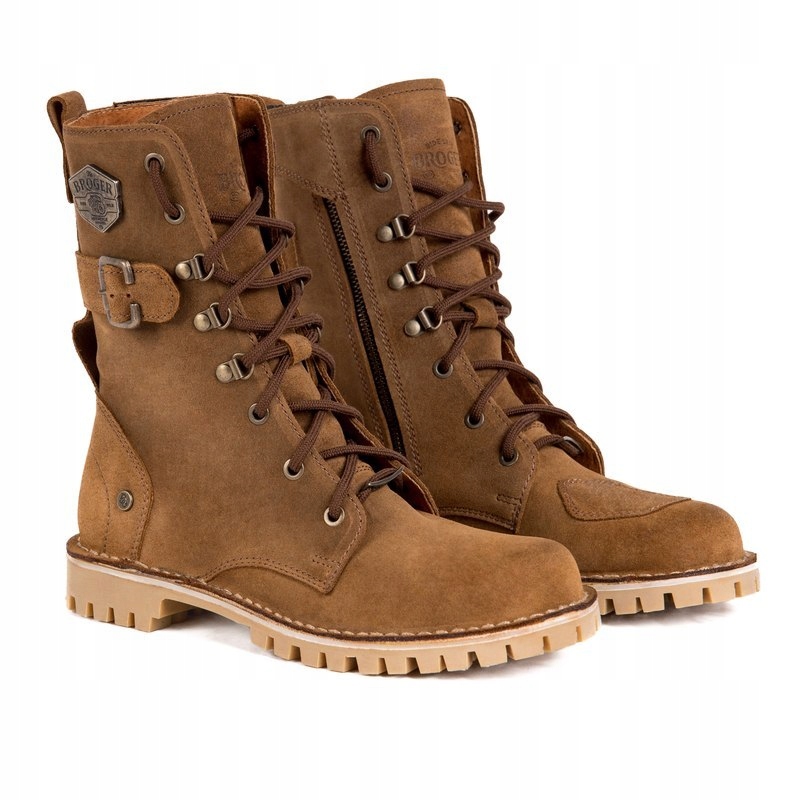 BUTY SKÓRZANE BROGER OHIO COGNAC 48 Rozmiar 48