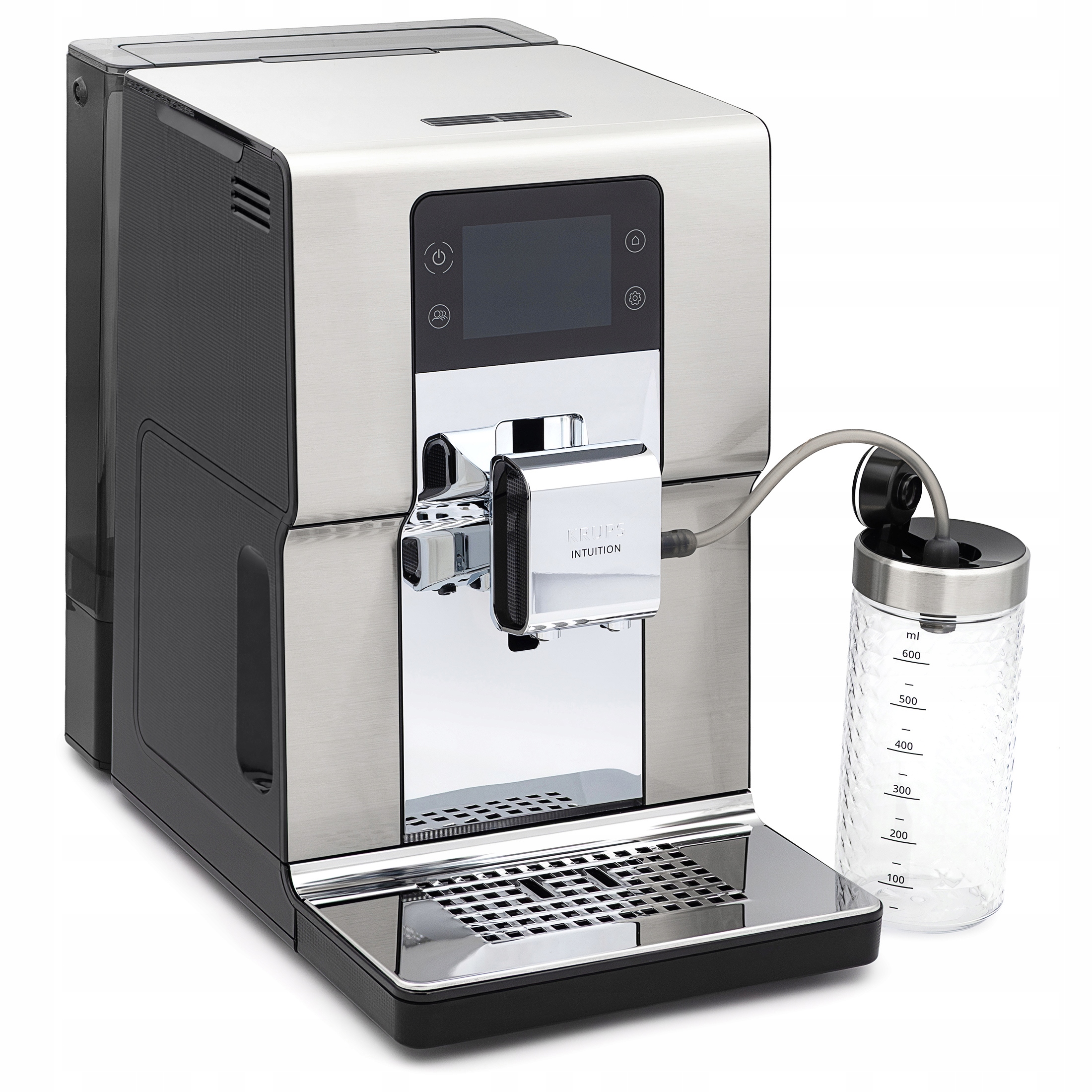 Automatický kávovar na espresso Krups EA877D10 1550 W strieborný/sivý