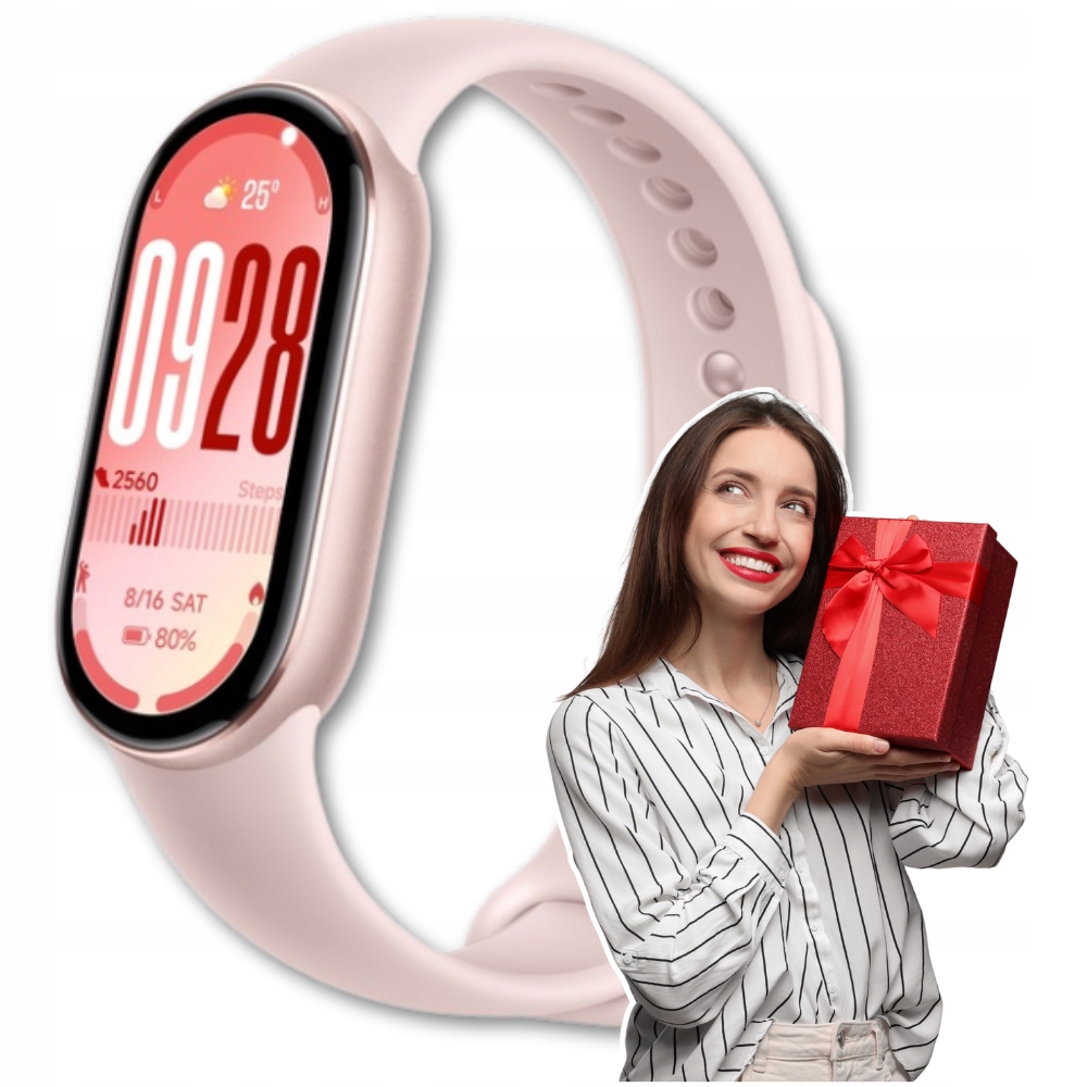 Hodinky Xiaomi dámske Smartband Smart Band Ružová darček na Vianoce