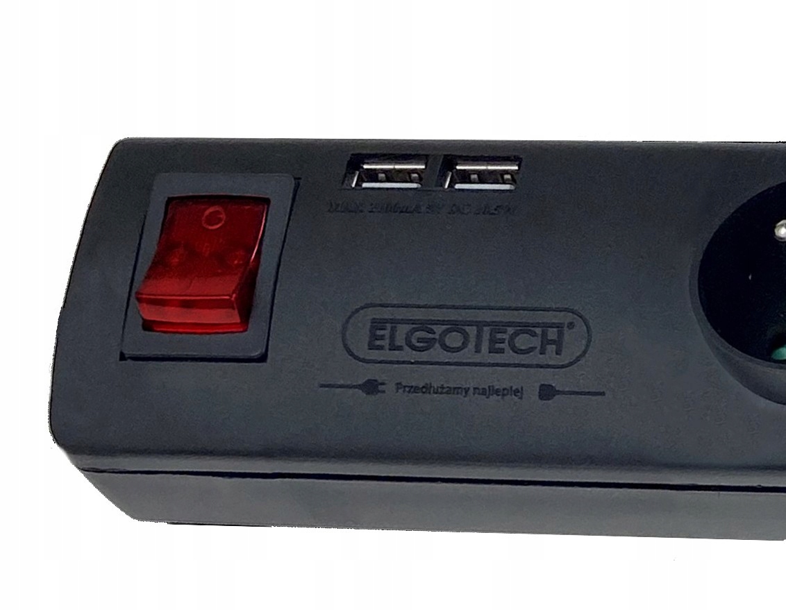 PODSŁUCH GSM LISTWA ZASILAJĄCA 230V SIM 5XGN 2XUSB Długość kabla 3 m