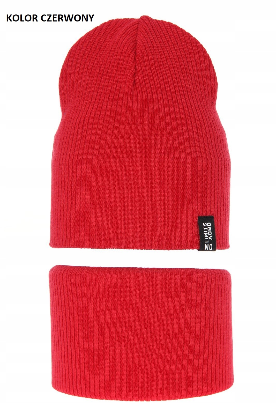 KOMPLET CHŁOPIĘCY WIOSENNY CZAPKA I KOMIN KOLORY do wyboru Skład surowcowy AKRYL 50% BAWEŁNA 50%