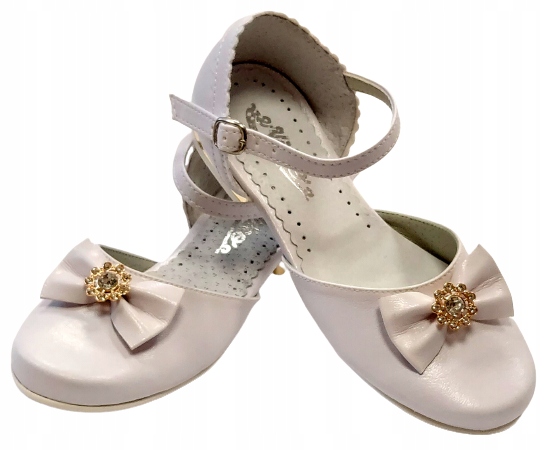 

Buty Baleriny Komunijne Białe Miko R 35 23,00 CM