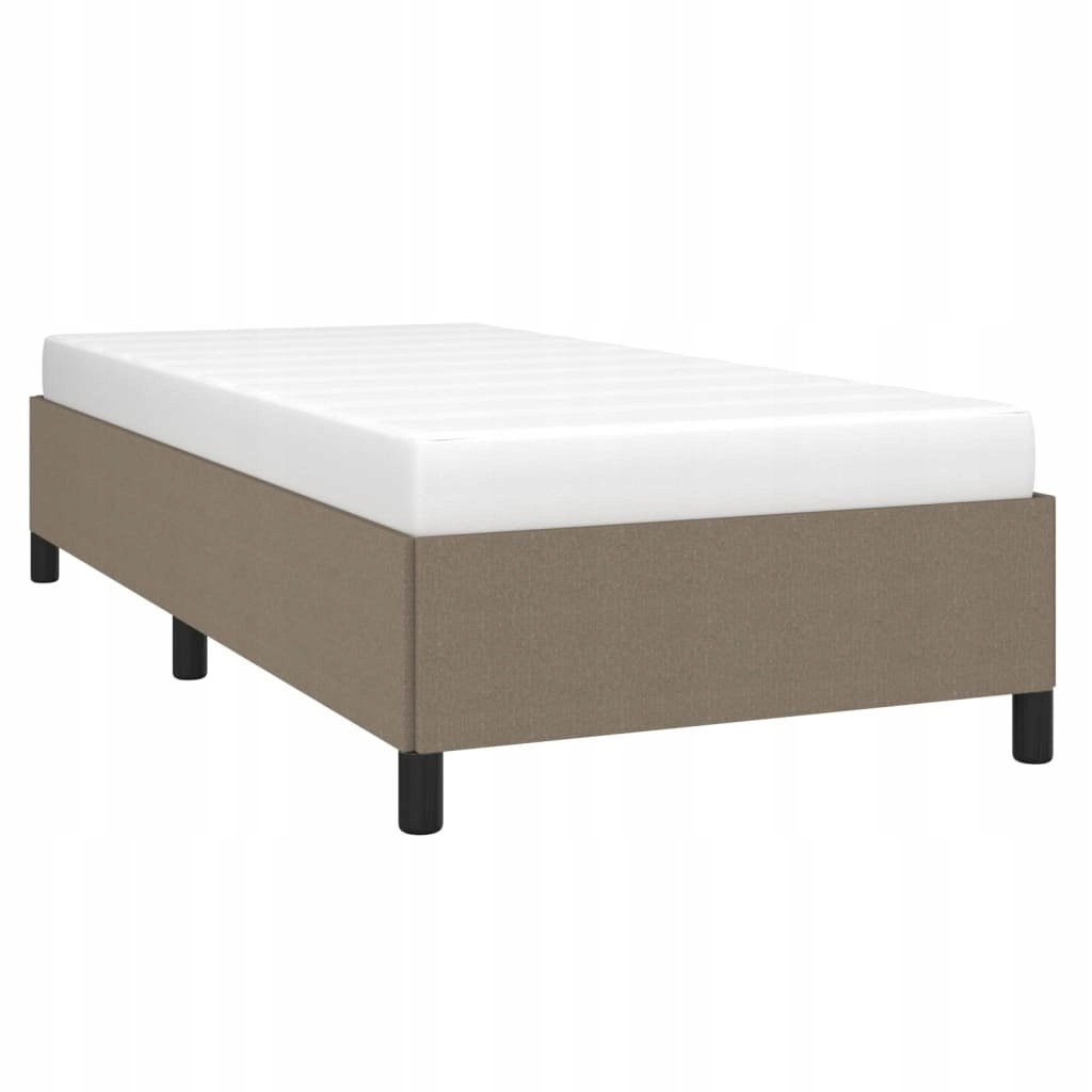 Rama łóżka, kolor taupe, 90x200 cm, tapicerowana tkaniną Rozmiar (cm) 90x200