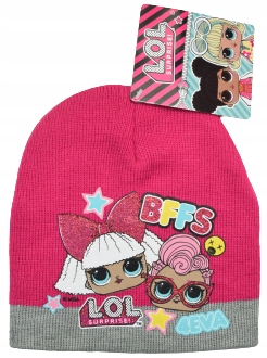 Czapka dziecięca zimowa L.O.L SURPRISE! 52 Różowa LOL