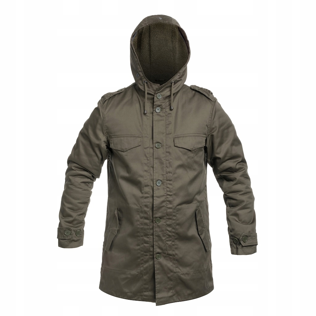 Pánská celoroční bunda s kapucí Brandit Bw Parka Forest Olive 7XL