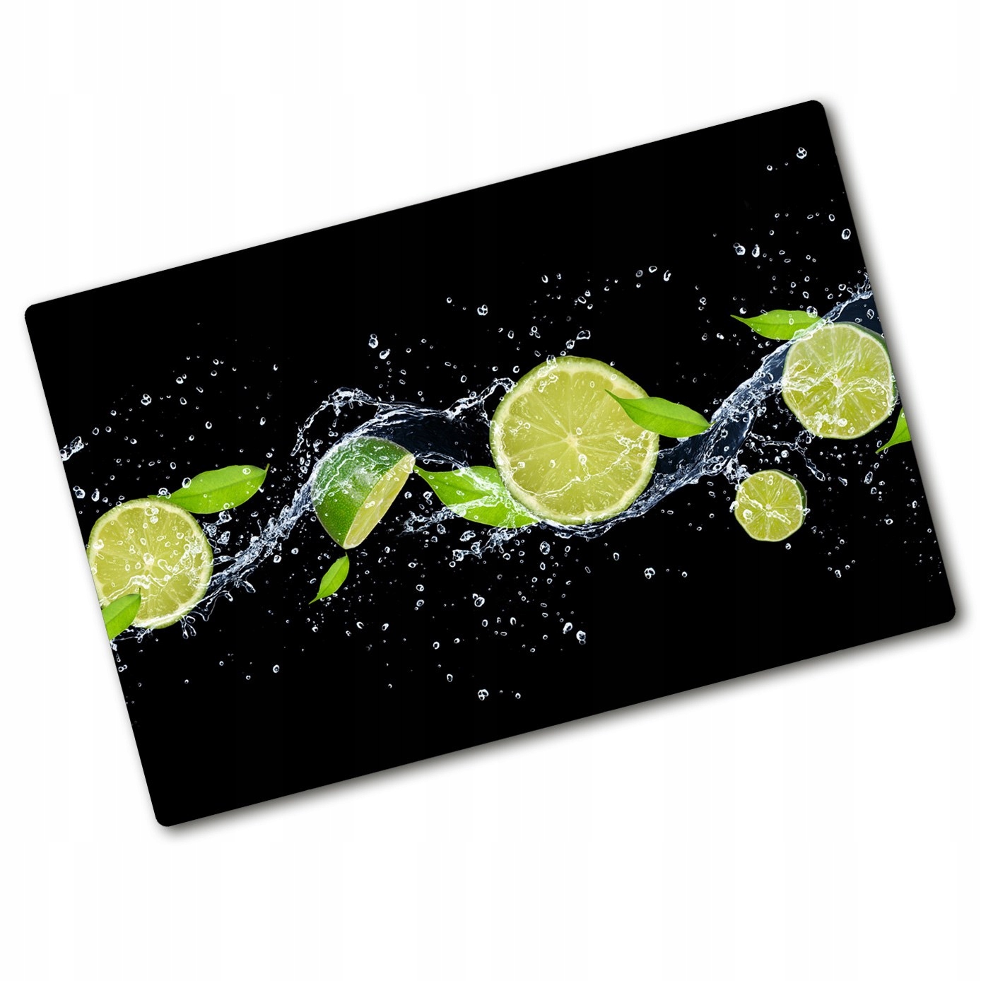 

Deska do krojenia hartowana Limonki i woda 80x52