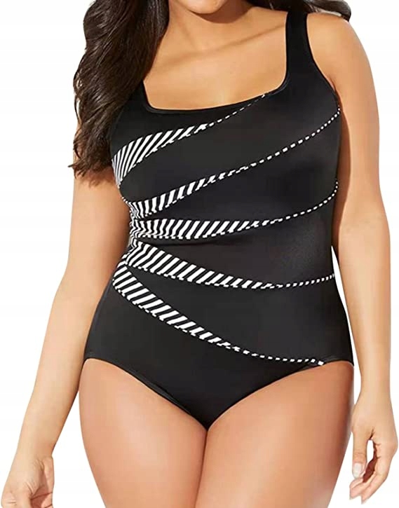 STRÓJ KĄPIELOWY KOSTIUM PLUS SIZE DUŻE ROZMIARY