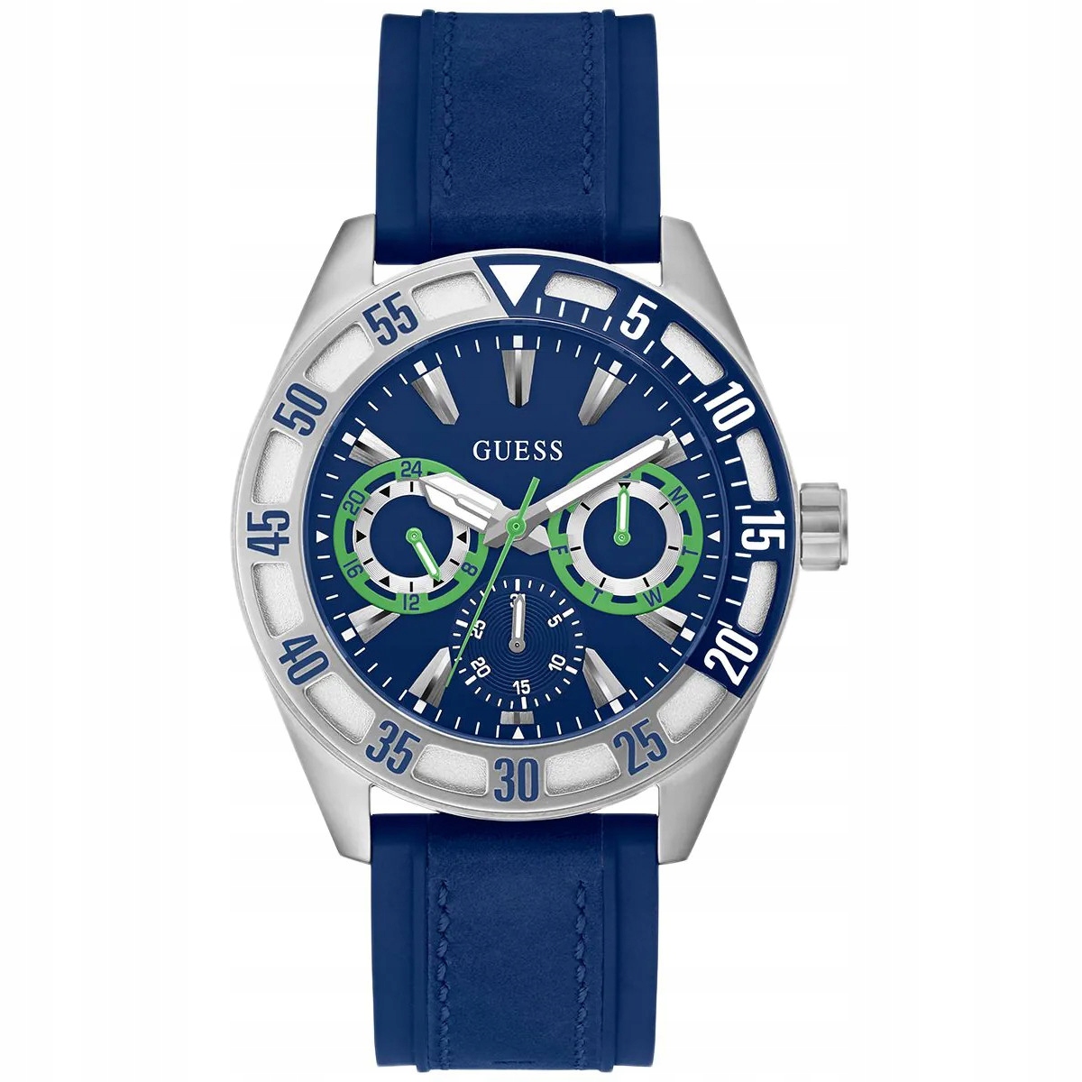 Pánské Hodinky Guess GW0903G1 modrý pásek