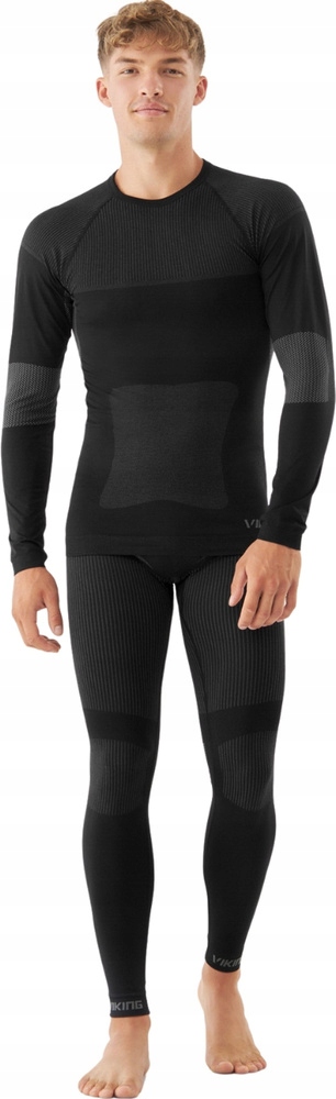 Pánské Termoaktivní Spodní Prádlo Viking Dante Černo-šedé 500-15-1717-08 vel. M