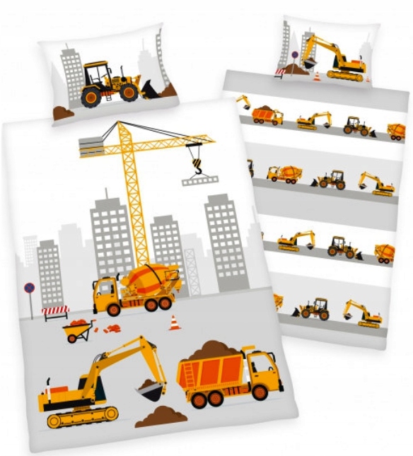 

Pościel Traktor Koparka Koparki 135X100 100X135